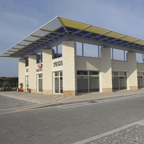 Bloc de béton creux - CROMABLOC ® - Paver - pour mur porteur / apparent