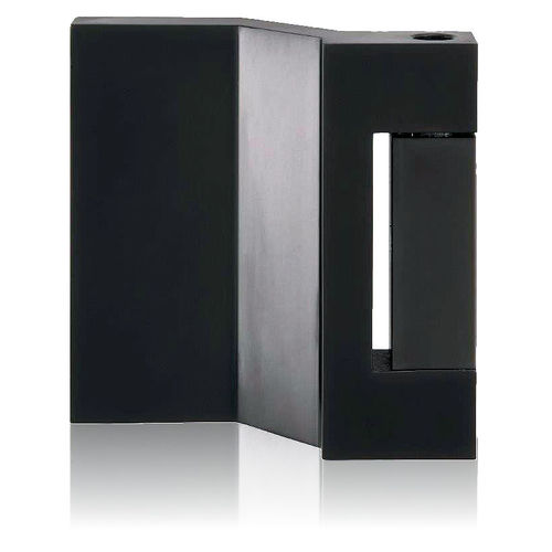 Charnière pour porte en verre - ENTERO - M&T 1997, a.s. - de titane / en laiton / noire