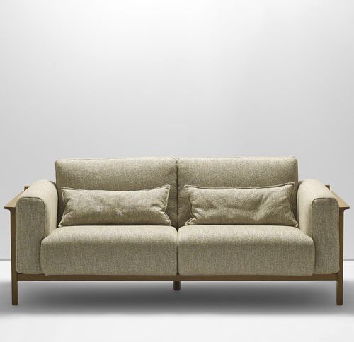 Canapé contemporain - Contis Bourg - Bosc - en tissu / avec accoudoirs / couleur personnalisable