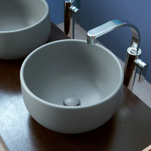 Vasque à poser - SALTODACQUA - FLAMINIA - en céramique / brillante / finition mat