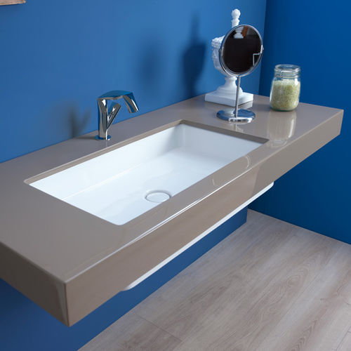 Vasque sous plan - MINIWASH 75 - FLAMINIA - en céramique / brillante / finition mat
