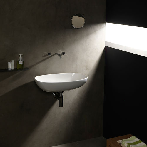 Vasque suspendue - NUDASLIM 60 - FLAMINIA - en céramique / brillante / finition mat
