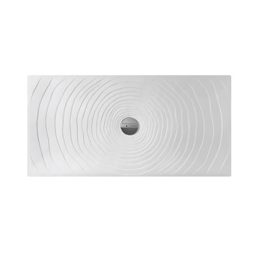 Receveur de douche rectangulaire - WATER DROP   - FLAMINIA - surélevé / à fleur de sol / en céramique