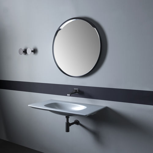 Vasque suspendue - NUDAFLAT 90 - FLAMINIA - en céramique / brillante / finition mat