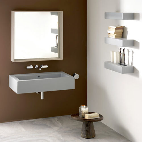Vasque suspendue - ACQUAGRANDE 100 - FLAMINIA - en céramique / brillante / finition mat