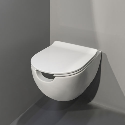 WC suspendu - AP115S - FLAMINIA - en céramique / pour sanitaire public / professionnel