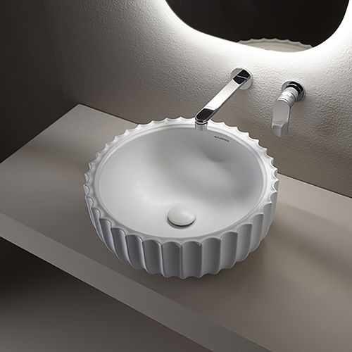 Lavabo à poser - SETTECENTO 44 - FLAMINIA - en céramique / brillant / finition mat
