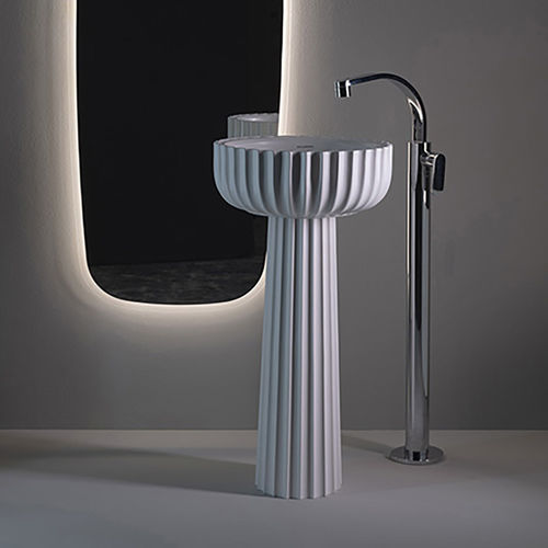 Piédestal pour vasque - SECOL - FLAMINIA - contemporain / en céramique