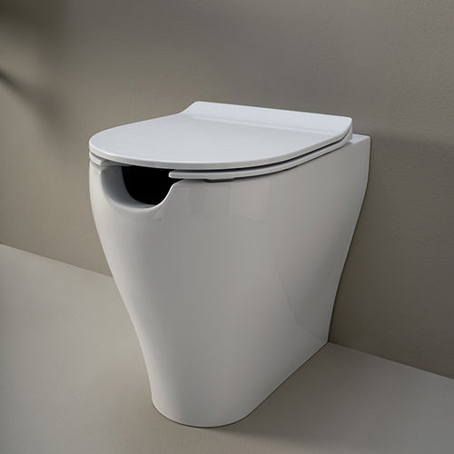 WC près du mur - AP114RSE - FLAMINIA - en céramique / pour sanitaire public / résidentiel