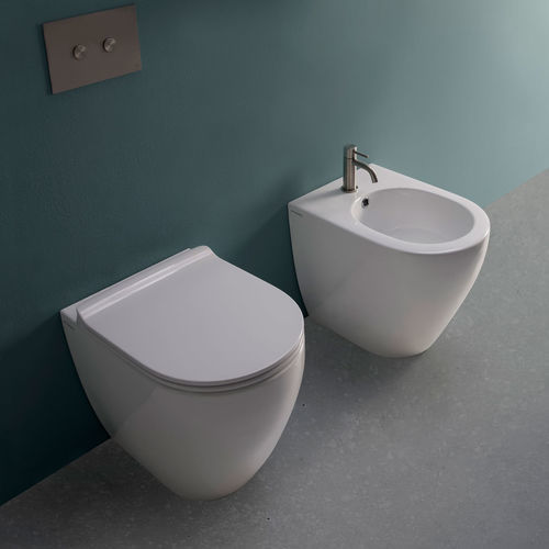 Bidet à poser - LINK 51 - FLAMINIA - en céramique / par Giulio Cappellini / par  Ludovica & Roberto Palomba