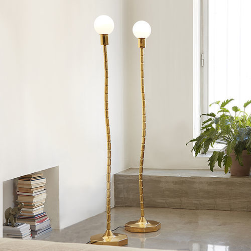 Lampe sur pied - MAKE UP 180 - FLAMINIA - en céramique / en verre / contemporaine