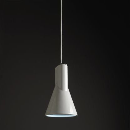 Suspension - LUX  - FLAMINIA - en métal chromé / en céramique / moderne