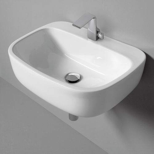 Vasque suspendue - MONÒ 54 - FLAMINIA - en céramique / sans trou / 1 trou