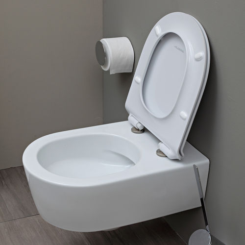 WC suspendu - LINK GOCLEAN® - FLAMINIA - en céramique / par Giulio Cappellini / résidentiel