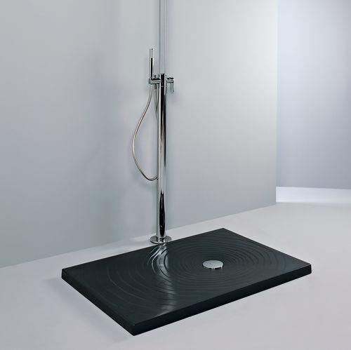 Receveur de douche rectangulaire - WATER DROP  - FLAMINIA - à poser / en céramique / antidérapant