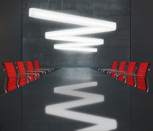 Luminaire suspendu - SEMPLICE - Esse-ci - fluorescent / linéaire / IP40