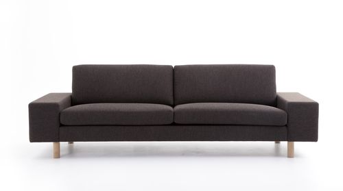 Canapé contemporain - ARENA C24 - LK Hjelle - en tissu / avec revêtement amovible / marron