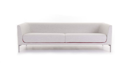 Canapé contemporain - TIPO - LK Hjelle - en tissu / gris / 3 places
