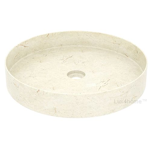 Vasque à poser - PURO M - Lux4home™ - en marbre / ronde / sans trou