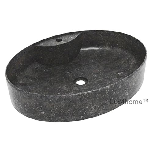 Vasque à poser - TRIA - Lux4home™ - en marbre / ovale / sans trou
