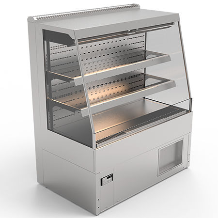 Vitrine réfrigérée étagère - CALEO COLD 120 - AKE Ausseer Kälte- u. Edelstahltechnik GmbH  - pour commerce / avec éclairage
