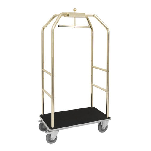 Chariot à bagages - TRANSBAG HEXA BR/M MOQ NERA - CADDIE HOTEL - pour hôtel / personnalisable / résistant aux rayures