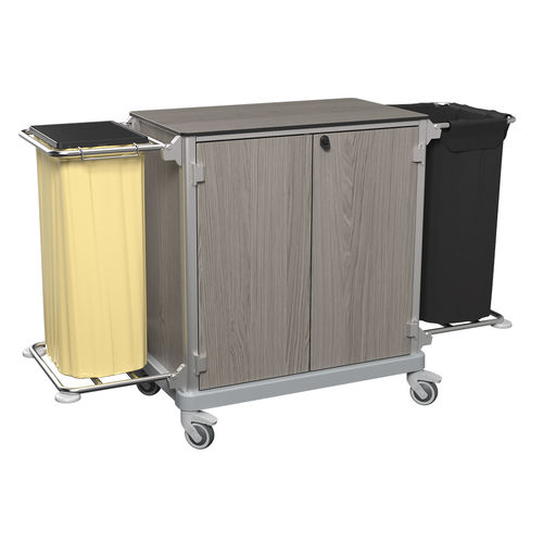 Chariot de ménage - MIRAI L KIT + - CADDIE HOTEL - pour hôtel / en aluminium / en HPL