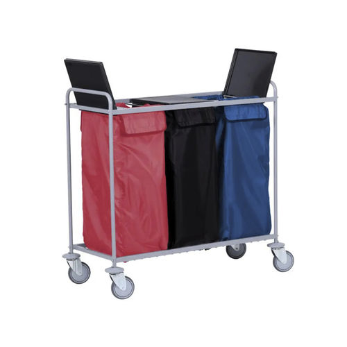 Chariot à linge - TRISAC 3 - CADDIE HOTEL - pour hôtel / en plastique / en acier peint