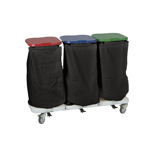 Chariot à linge - TRISAC ALU 3  - CADDIE HOTEL - pour hôtel / en plastique / en aluminium anodisé