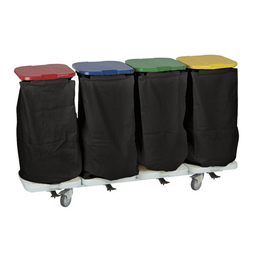 Chariot à linge - TRISAC ALU 4 - CADDIE HOTEL - pour hôtel / en plastique / en aluminium anodisé