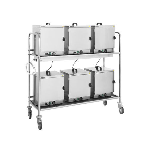 Chariot de stockage - BOX TAXI EASY - CADDIE HOTEL - pour hôtel / de transport / en acier inox