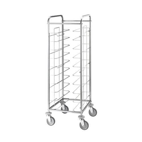 Chariot pour bac gastronorme - VERSO 12 - CADDIE HOTEL - pour hôtel / en acier inoxydable