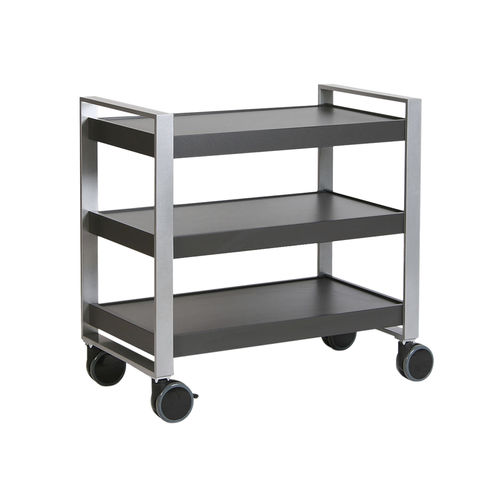 Chariot de service - SENSO EASY - CADDIE HOTEL - pour hôtel / en acier thermolaqué / en bois