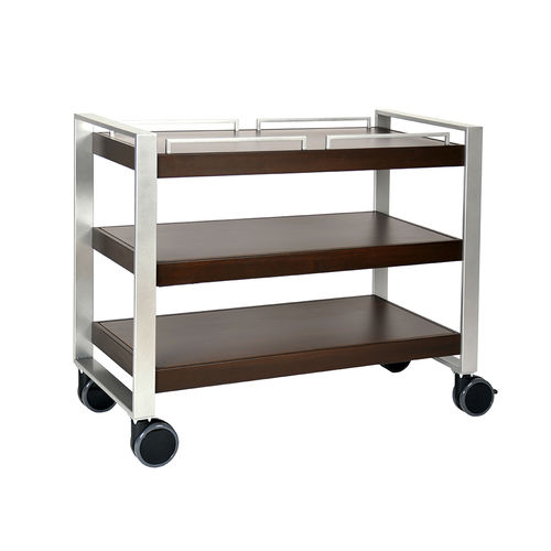 Chariot de service - SENSO - CADDIE HOTEL - pour hôtel / en acier peint / en bois teinté