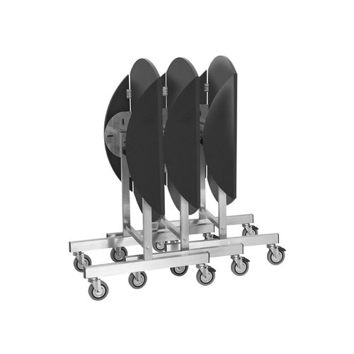 Chariot de service - FLIP TOP EASY 80 - CADDIE HOTEL - pour hôtel / pliant / en acier inox