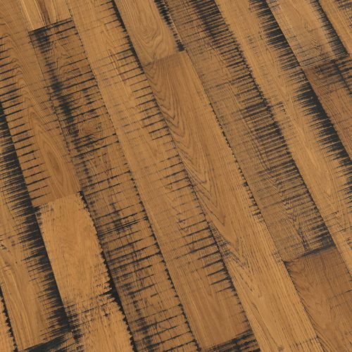 Parquet contrecollé - D.07 - Dennebos Flooring - point de Hongrie / vieilli / à coller