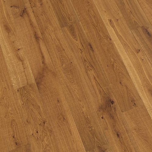 Parquet contrecollé - N.12 - Dennebos Flooring - point de Hongrie / vieilli / à coller