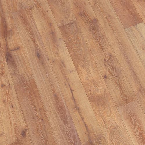 Parquet contrecollé - S.04 - Dennebos Flooring - point de Hongrie / vieilli / à coller