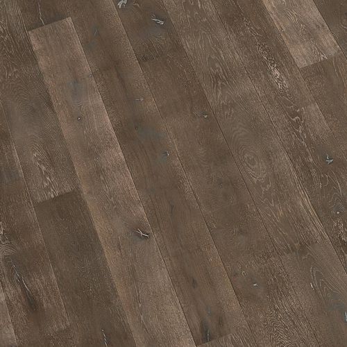 Parquet contrecollé - S.06 - Dennebos Flooring - point de Hongrie / vieilli / à coller