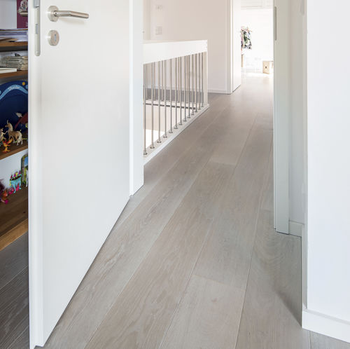 Parquet contrecollé - G.09 - Dennebos Flooring - en chêne / point de Hongrie / huilé