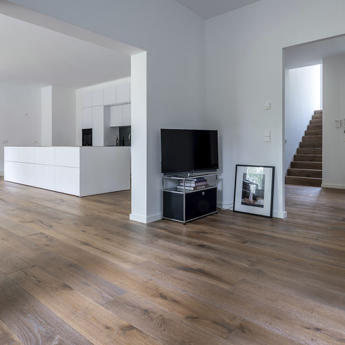 Parquet contrecollé - R.08 - Dennebos Flooring - point de Hongrie / huilé / à coller