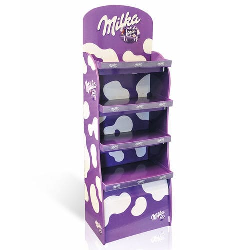 Présentoir stratifié - MILKA - Drukarnia Ellert Sp.z.o.o.  - à panneau / pour commerce