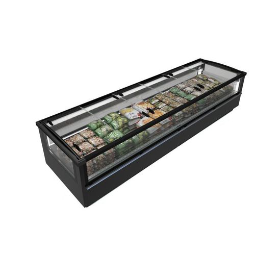 Vitrine réfrigérée îlot - AIRY - Frost-trol S.A. - pour commerce / avec éclairage / pour aliments congelés