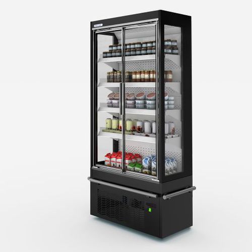 Vitrine réfrigérée armoire - EYRE - Frost-trol S.A. - pour commerce / avec porte / avec éclairage