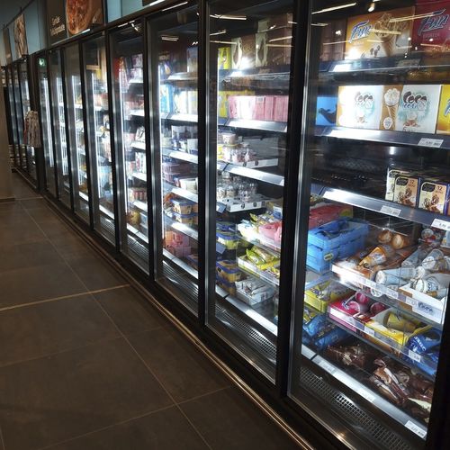 Vitrine réfrigérée armoire - ATLANTIC - Frost-trol S.A. - pour commerce / avec éclairage / pour aliments congelés