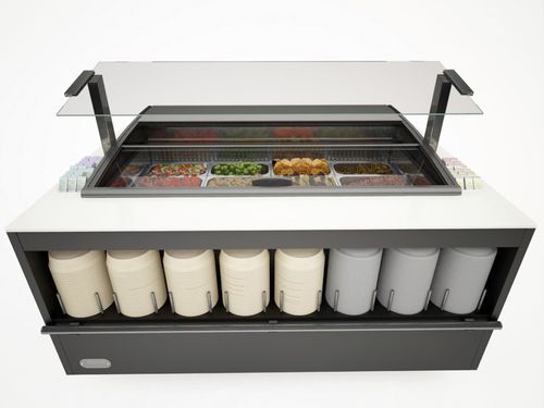 Vitrine réfrigérée à poser - CORAL - Frost-trol S.A. - pour commerce / avec éclairage