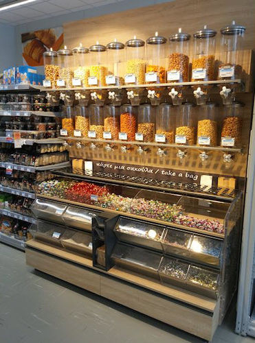 Distributeur de produits alimentaires secs sur pied - XSD50-210-03 - GARIBALDI Garibaldis N. Sons Co.  - pour bar / pour hôpital / pour hôtel