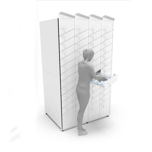 Commode haute - ROMBIC - ITAB Shop Concept AB  - contemporaine / en bois / pour établissement médicalisé