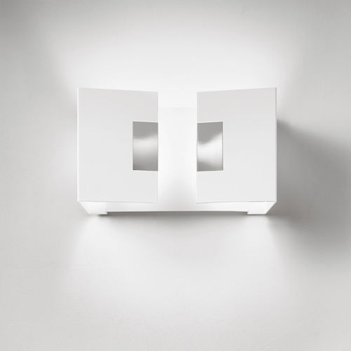 Applique murale contemporaine - BUCKLE - MACROLUX SRL  - d'intérieur / en acier inoxydable / halogène