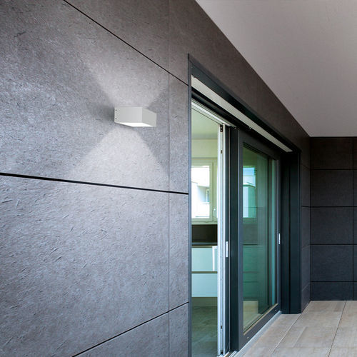 Applique murale contemporaine - DROP FLAT - Novalux s.r.l.  - d'extérieur / en aluminium / en alliage